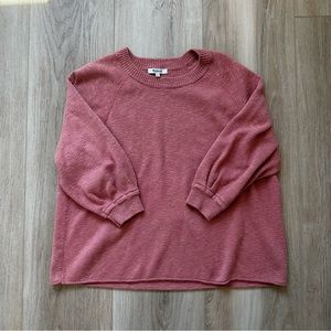 Salmon Coral Madewell Sweater